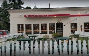 Saucy Sisters Brick oven pizzeria on Vashon Island Washington