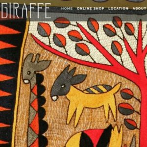 Giraffe home decor, gift shopping on Vashon Island