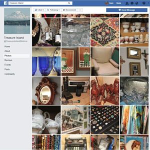 Vashon Island shopping at Treasure Island antiques
