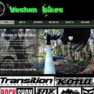 Vashon Island BIkes located in Burton on Vashon Island Washington.