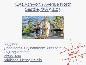 Vashon Island home sold by The Bunch Team