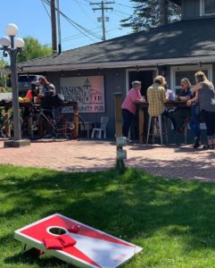 Vashon Brewing and Community Pub. Summertime