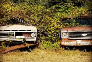 Vashon Island vintage gas station - Engels Repair & Towing