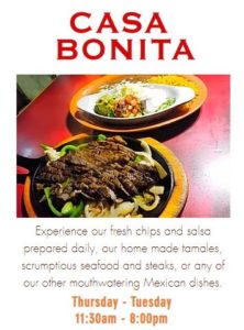 Vashon Island food delivery - Casa Bonita